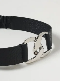 Cintura Orciani in pelle martellata