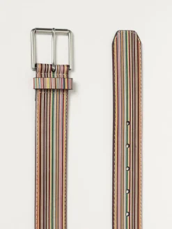Cintura Paul Smith in pelle stampata