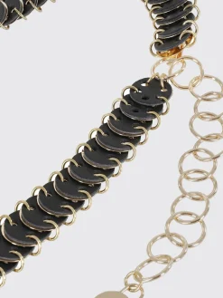 Cintura Rabanne in pelle e metallo