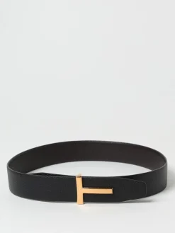 Cintura Tom Ford reversibile in pelle a grana