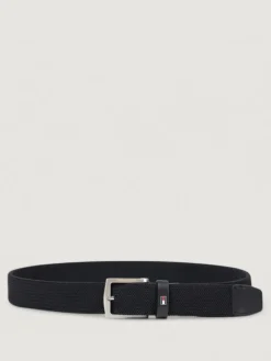 Cintura Tommy Hilfiger in tessuto stretch intrecciato