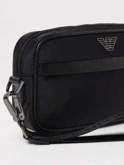 Clutch con placca logo Emporio Armani