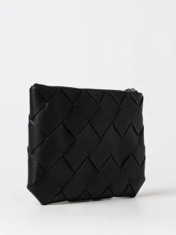 Clutch Diago Bottega Veneta in pelle a grana intrecciata