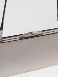 Clutch Diamond Cocktail Jimmy Choo in tessuto lamè