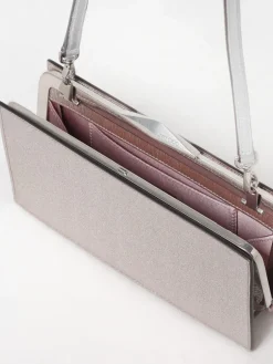 Clutch Diamond Cocktail Jimmy Choo in tessuto lamè