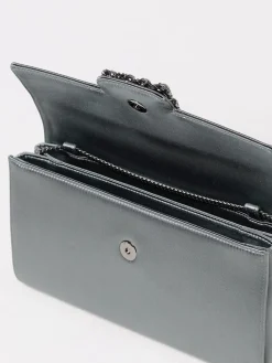 Clutch Efflorescence Roger Vivier in raso con fibbia gioiello