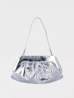 Clutch Emera Themoirè in pelle vegana laminata