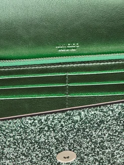 Clutch Emmie Jimmy Choo in glitter e pelle