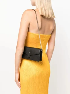 Clutch Iside in pelle di vitello martellata Valextra