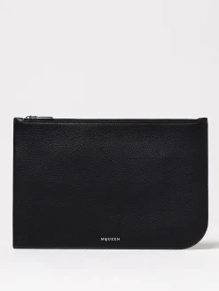 Clutch McQueen in pelle a grana