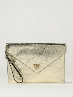 Clutch Pinko in pelle laminata effetto used