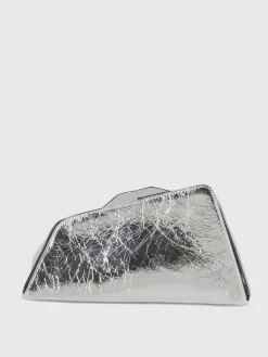 Clutch 8.30PM The Attico in pelle laminata