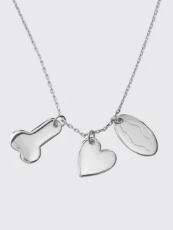 Collana Carne Bollente in argento 925 placcato