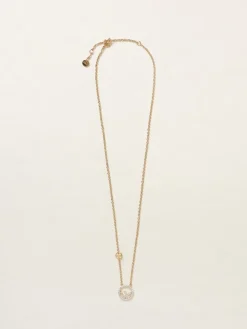 Collana F Is Fendi Fendi in ottone con strass incastonati