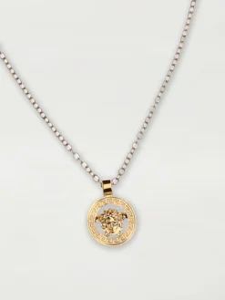 Collana Medusa Versace in ottone con ciondolo