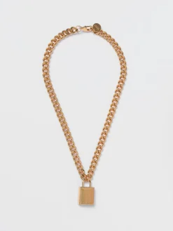 Collana Tom Ford in ottone con ciondolo lock