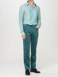 Collana Tom Ford in ottone con ciondolo lock