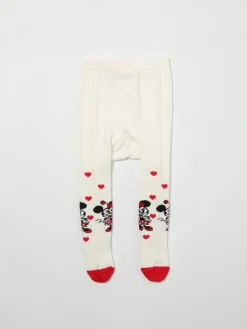 Collant Monnalisa in cotone stretch jacquard