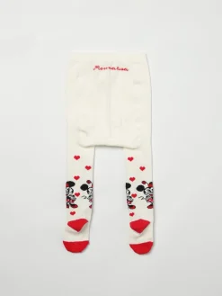 Collant Monnalisa in cotone stretch jacquard