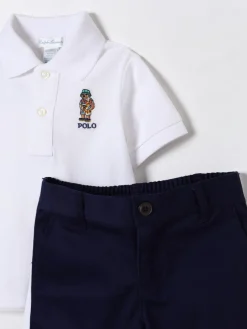 Completo in cotone con logo Polo Ralph Lauren