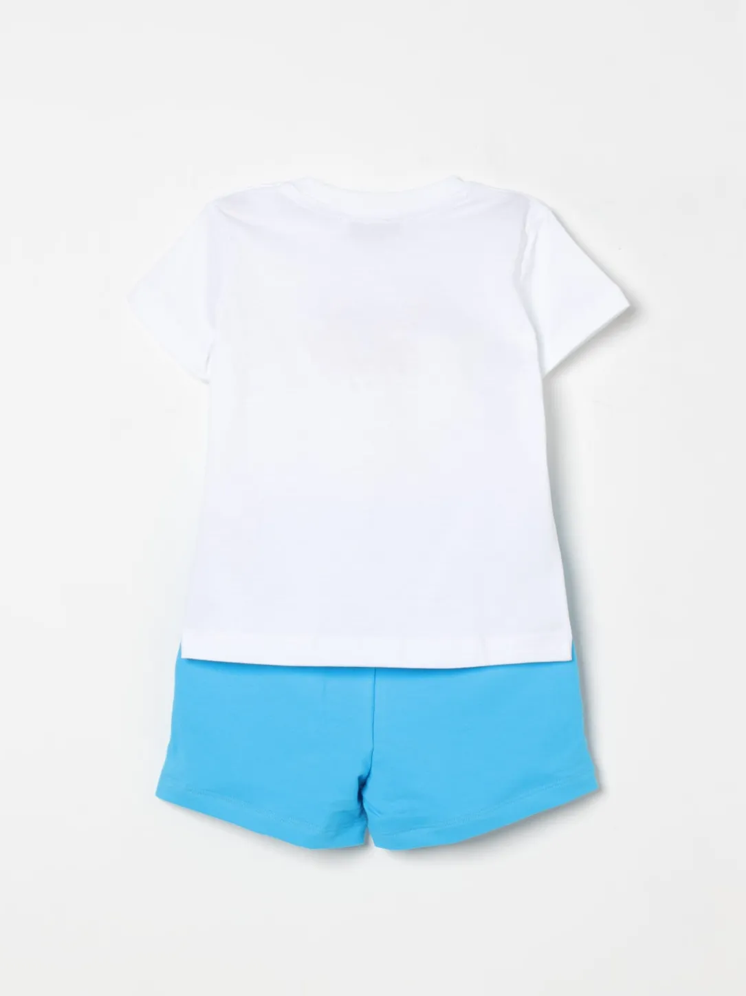 Completo in cotone con stampa logo MSGM Kids