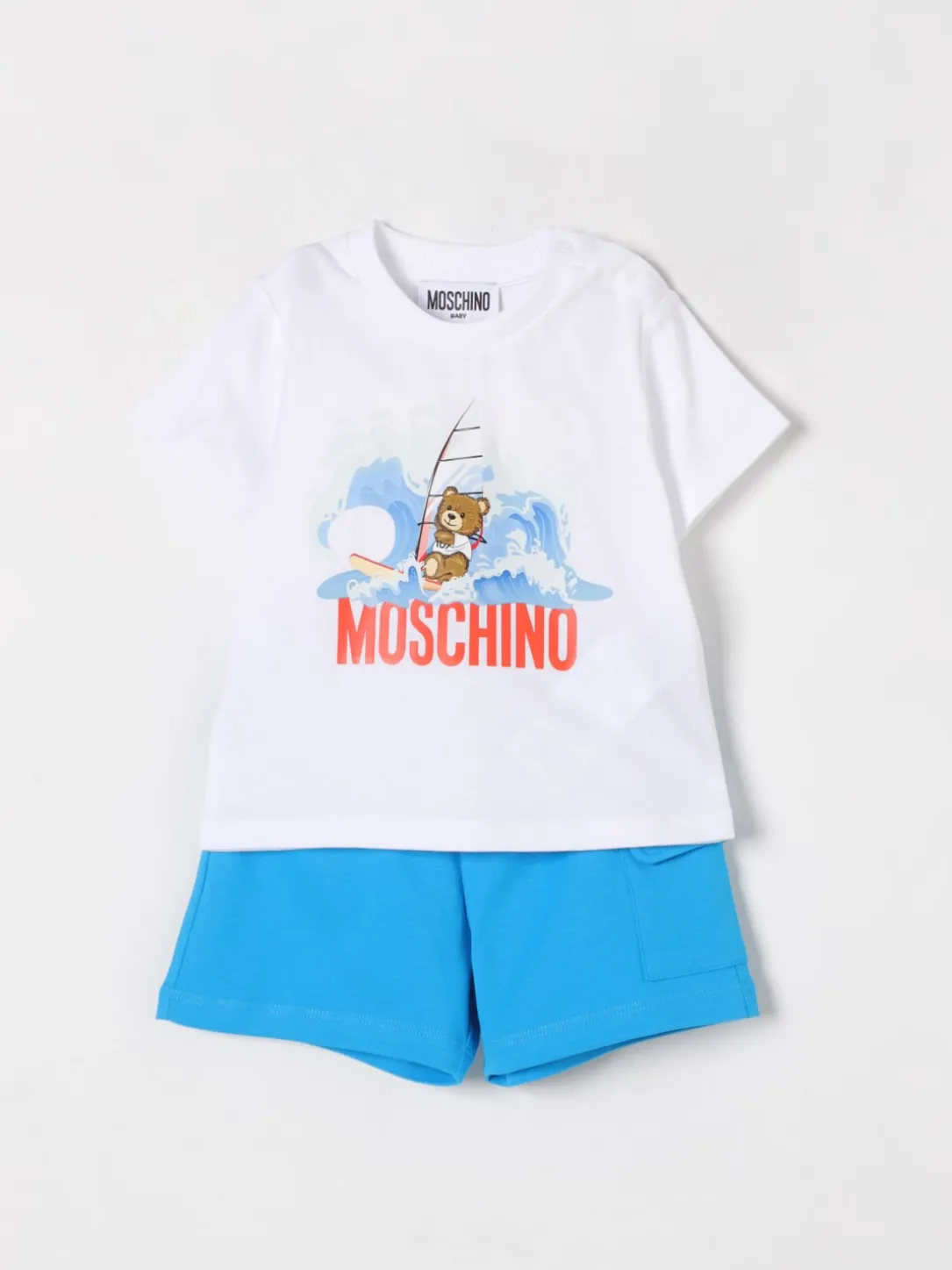 Completo in cotone Teddy Toy Moschino