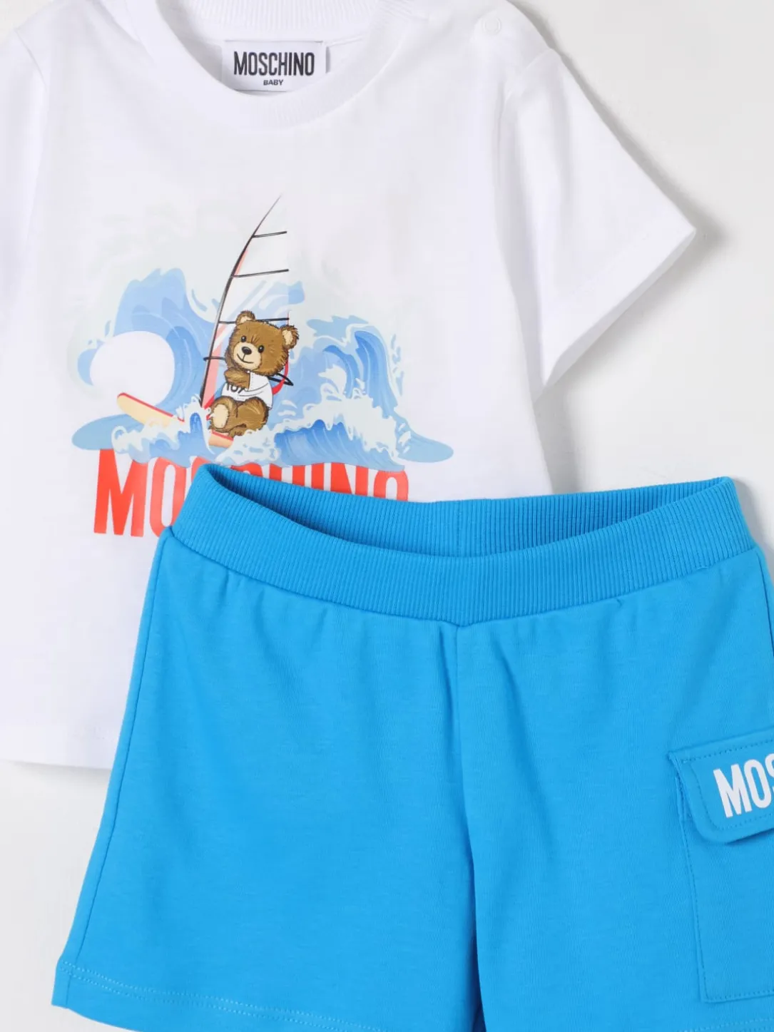 Completo in cotone Teddy Toy Moschino