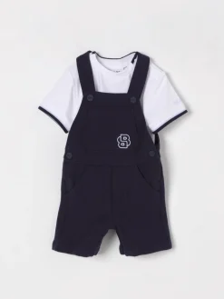 Coordinato 2 pezzi salopette e t-shirt Boss