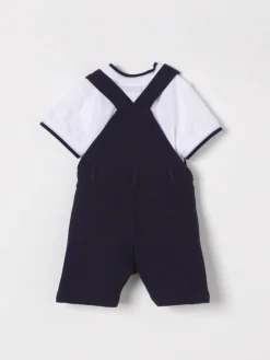 Coordinato 2 pezzi salopette e t-shirt Boss