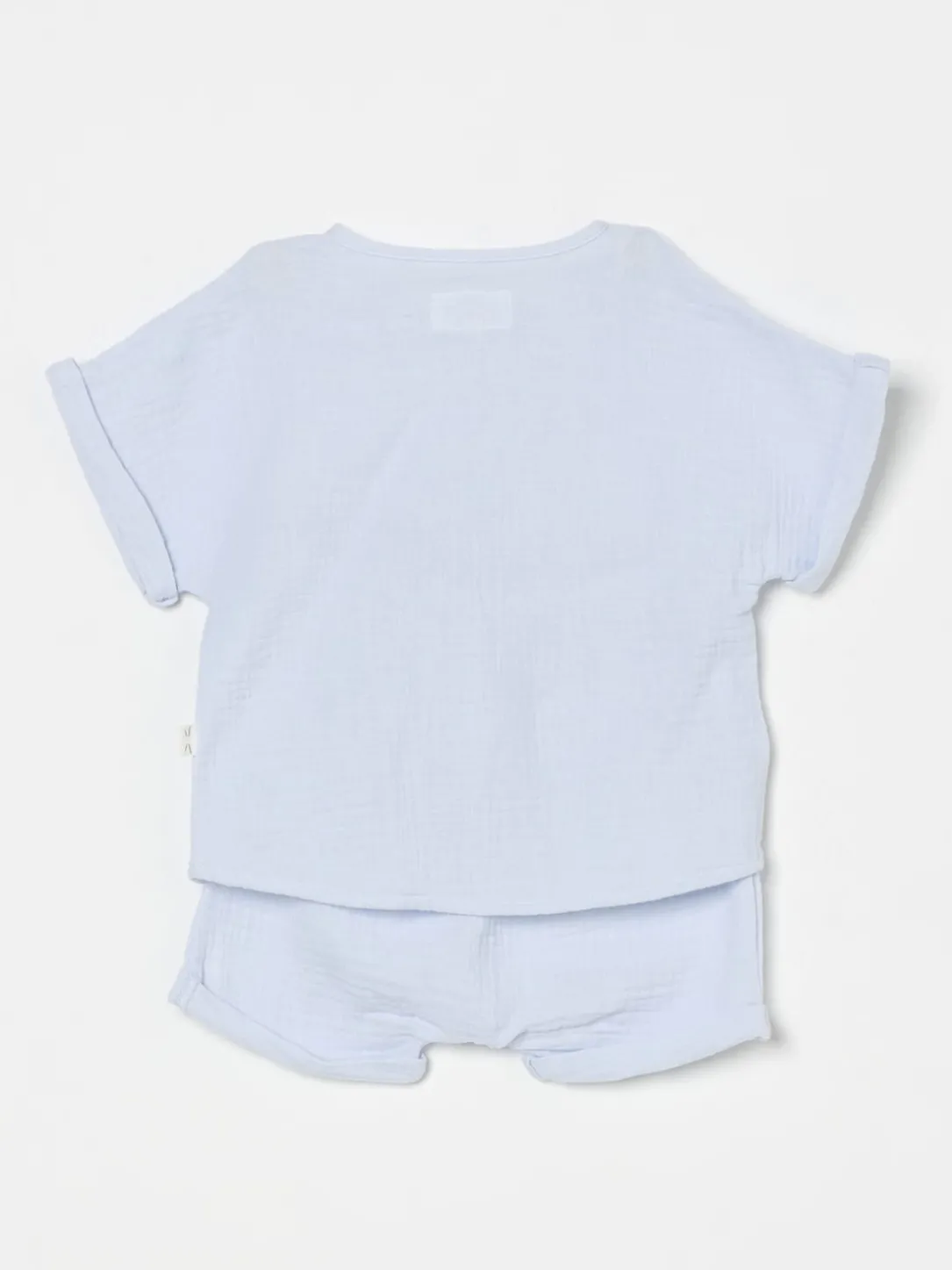 Coordinato con trama seersucker Teddy & Minou in cotone