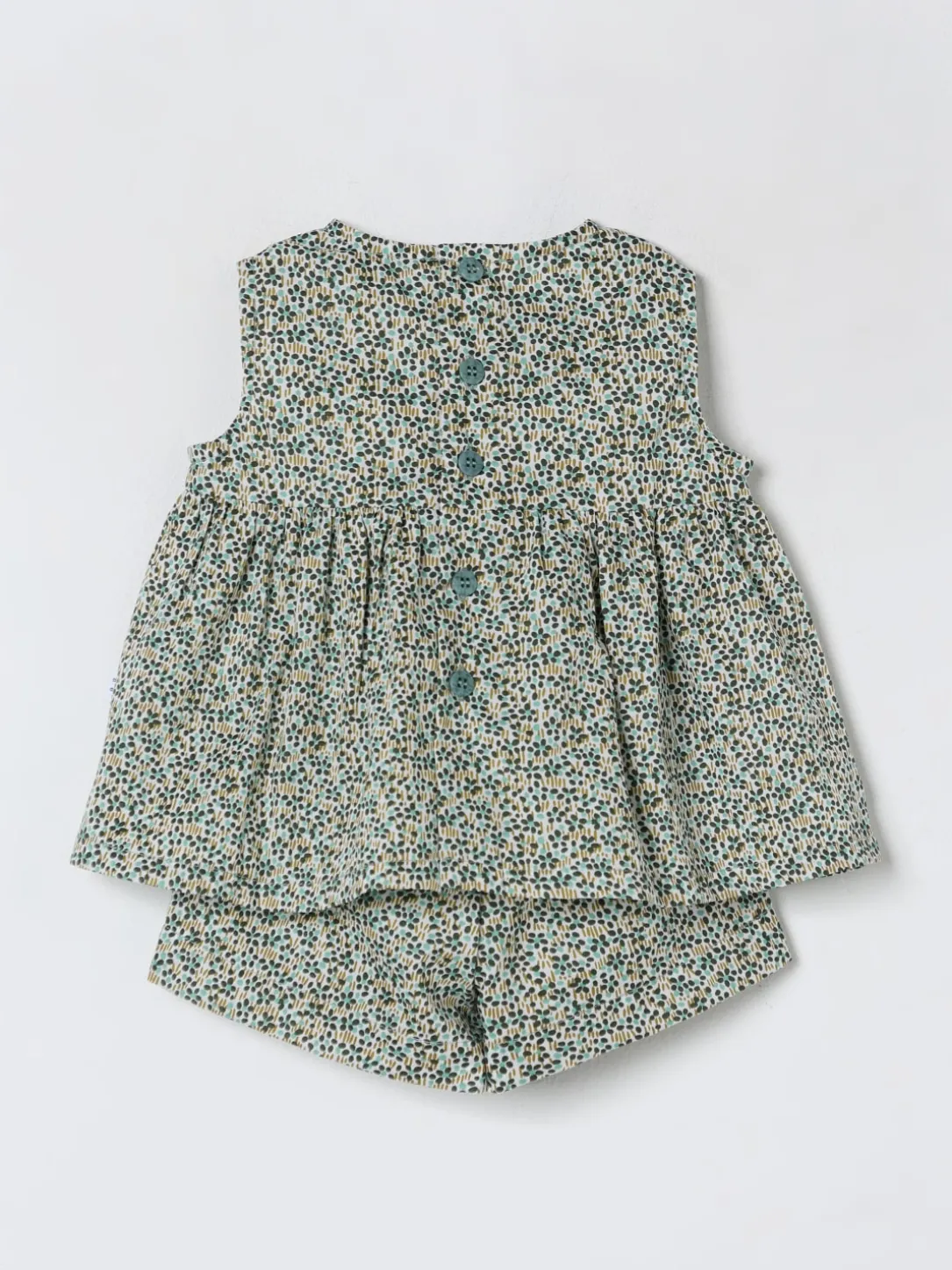 Coordinato in cotone a fantasia floreale