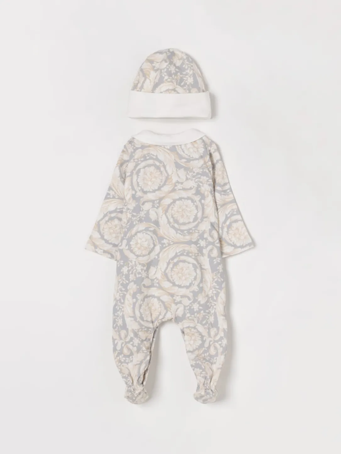 Coordinato in cotone a fantasia barocca Versace