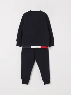 Coordinato in cotone basic con logo Moncler