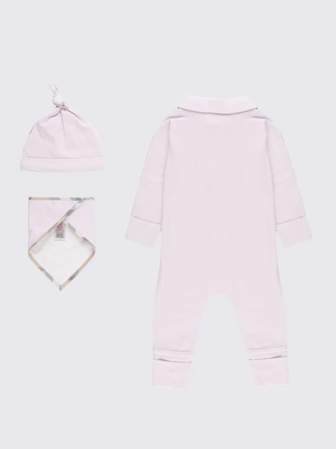 Coordinato in cotone check Burberry