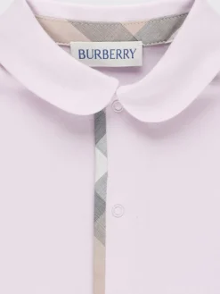 Coordinato in cotone check Burberry