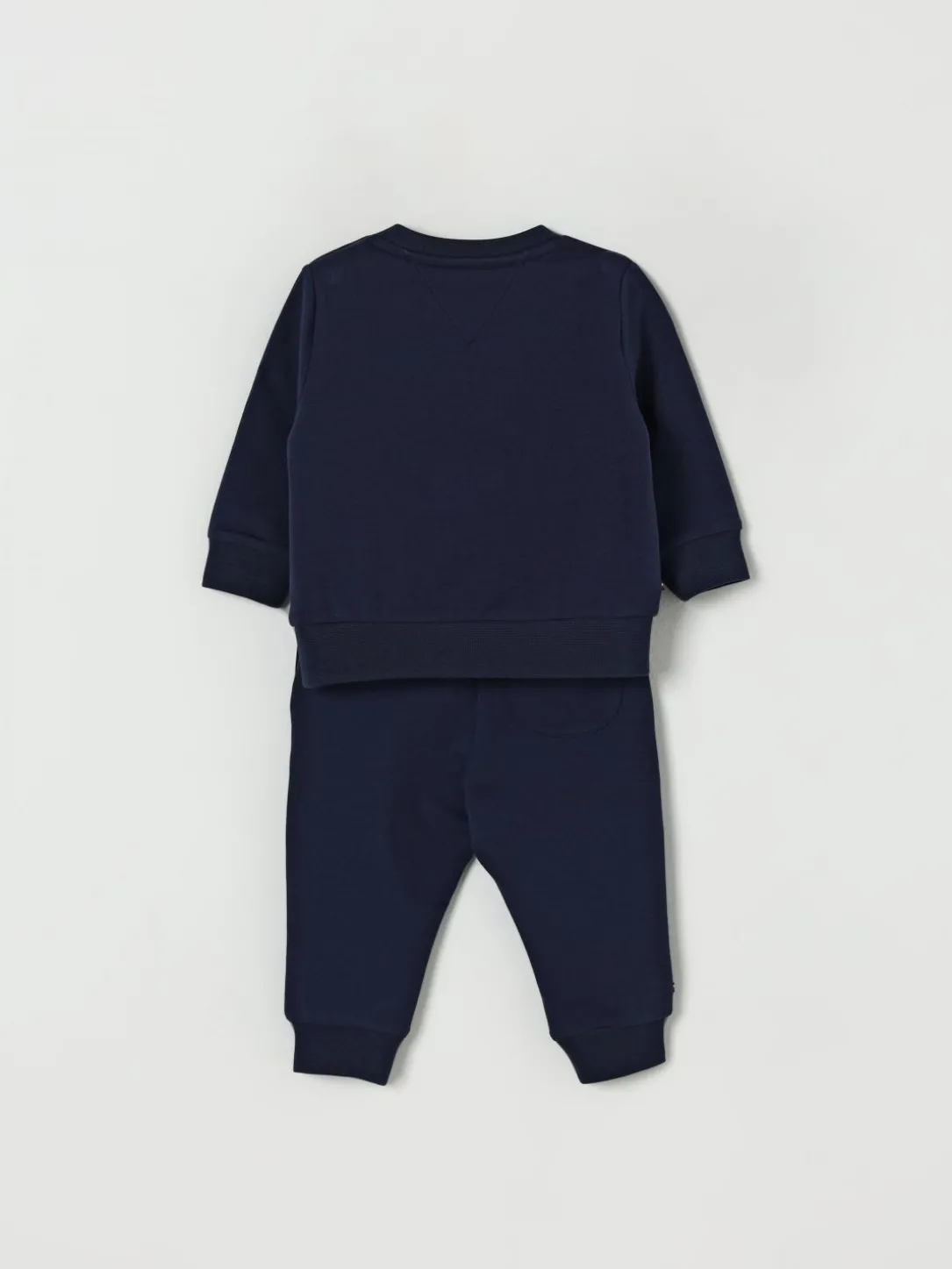 Coordinato in cotone con logo Tommy Hilfiger