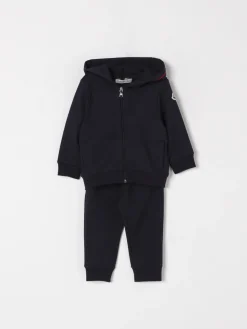 Coordinato in cotone con logo Moncler