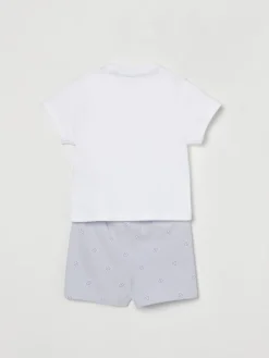 Coordinato in cotone con logo Boss