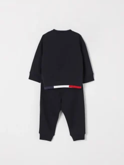 Coordinato in cotone con logo Moncler