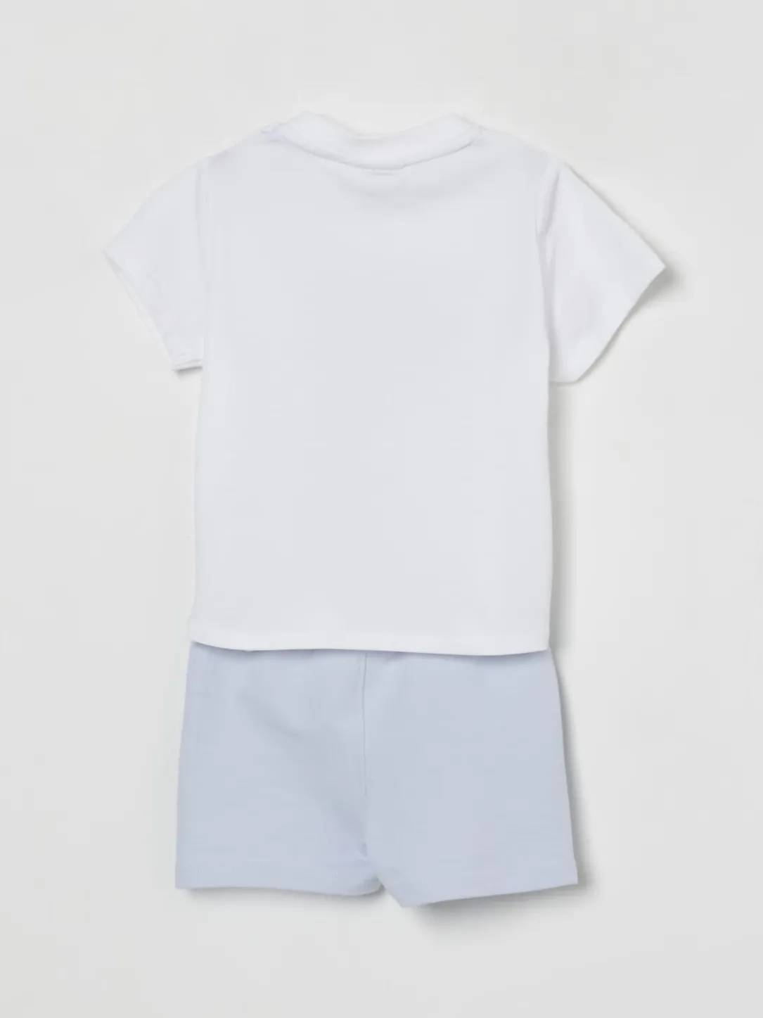 Coordinato in cotone con logo Boss