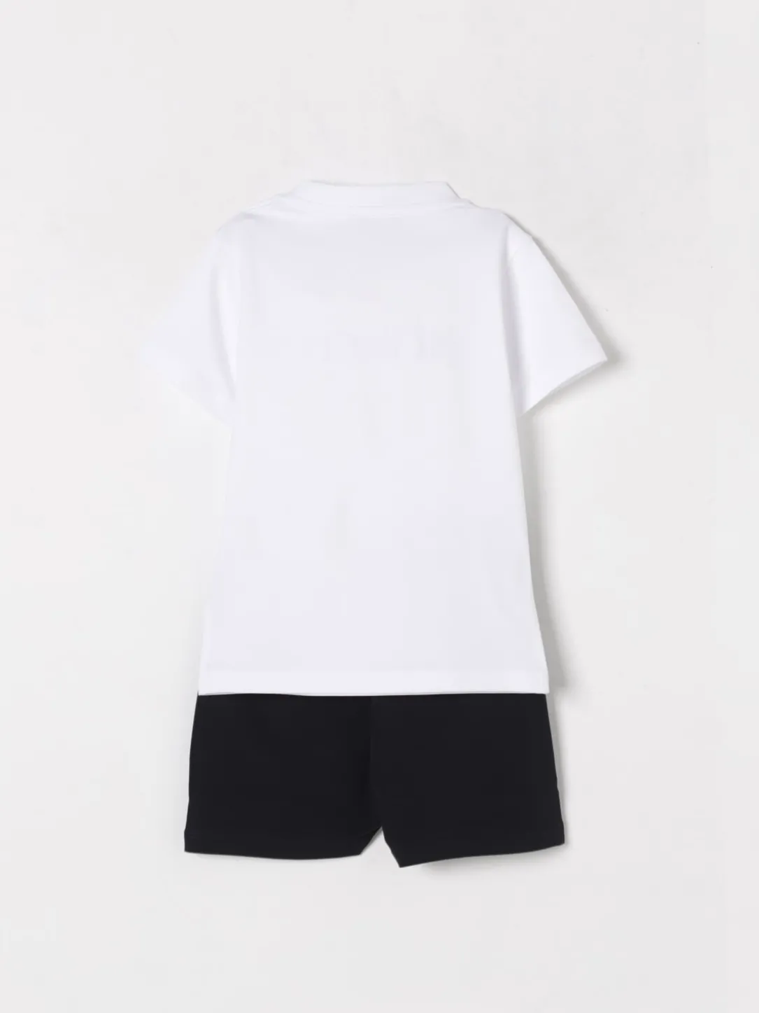 Coordinato in cotone con logo Moncler