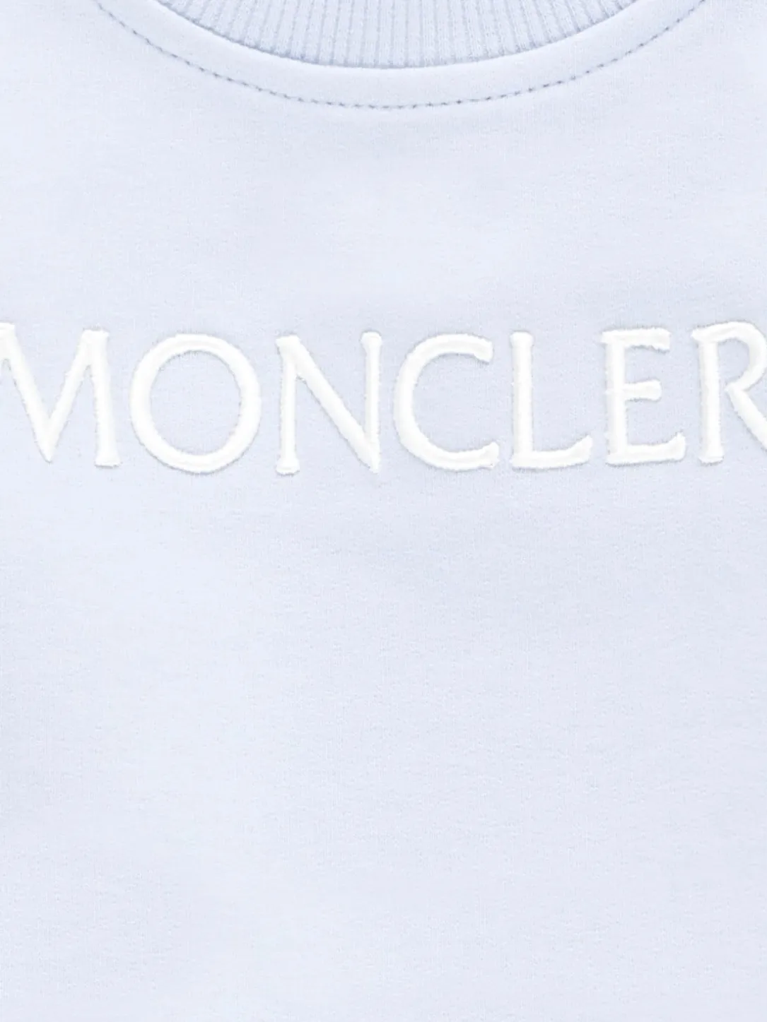 Coordinato in cotone con logo Moncler