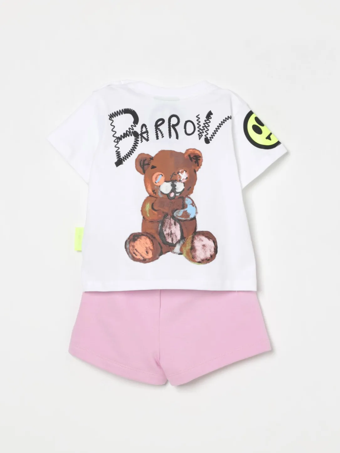 Coordinato in cotone con stampa Bear Barrow Kids