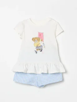 Coordinato in cotone con stampa Bear Polo Ralph Lauren