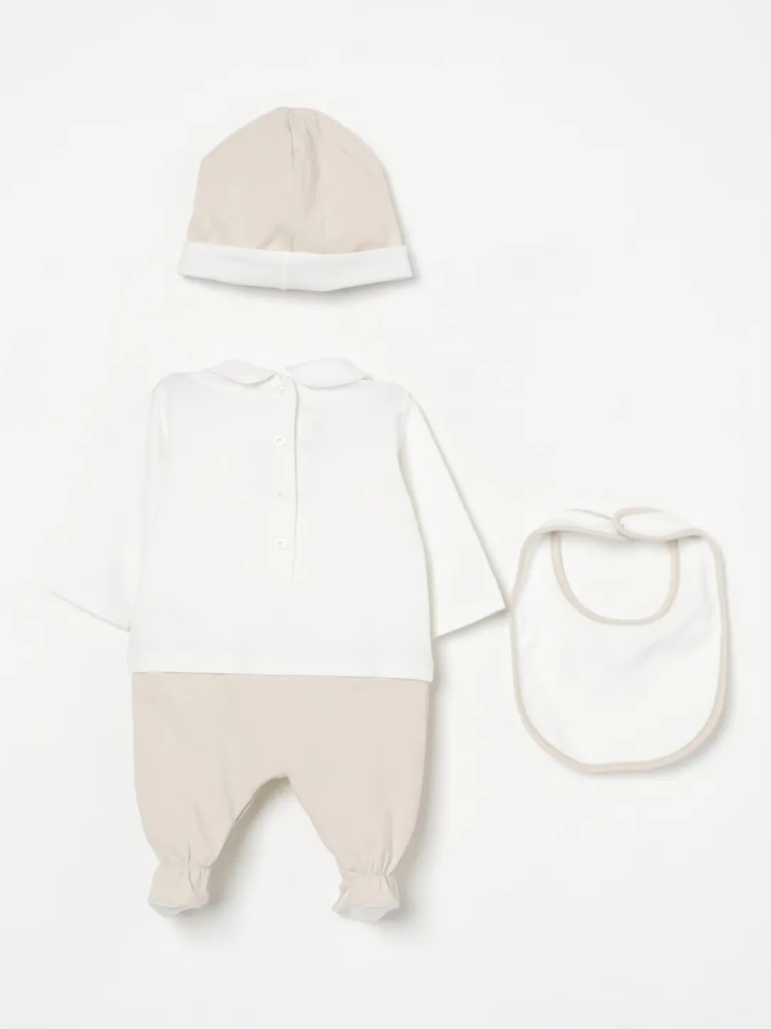 Coordinato in cotone con logo Fendi