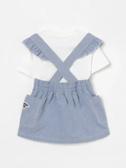 Coordinato in cotone con logo Kenzo Kids