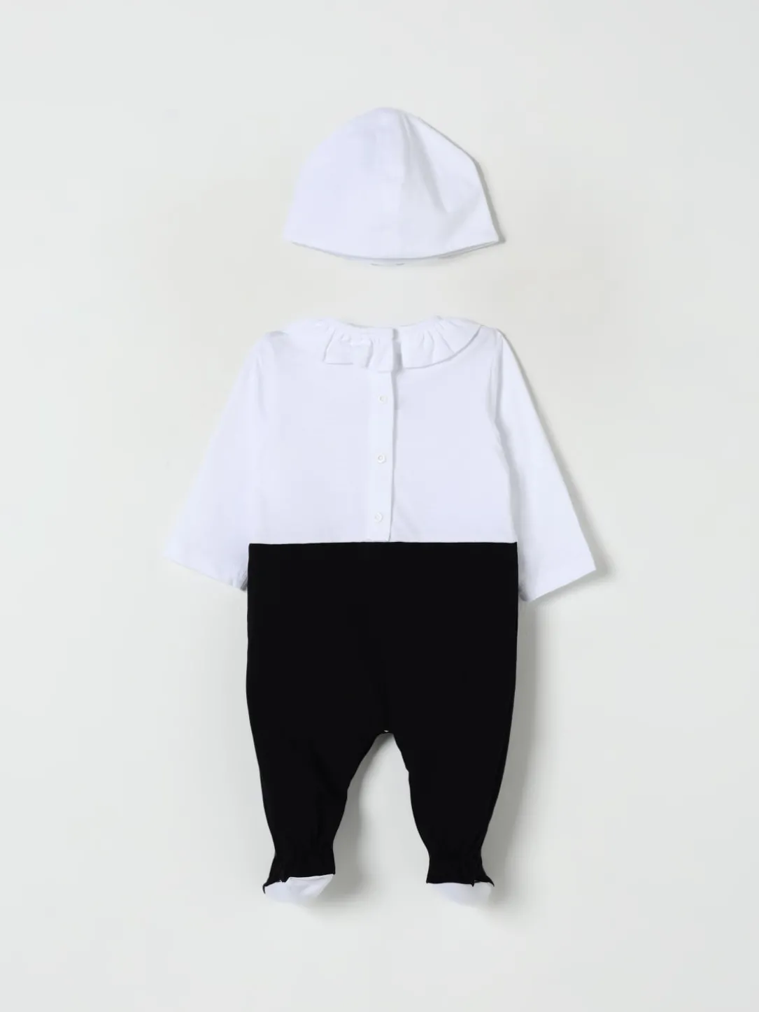 Coordinato in cotone con cappello Balmain