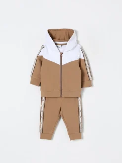 Coordinato in cotone con logo Boss