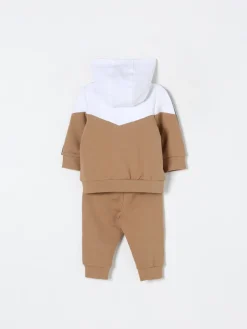 Coordinato in cotone con logo Boss