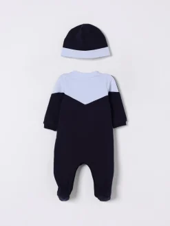 Coordinato in cotone con logo Boss